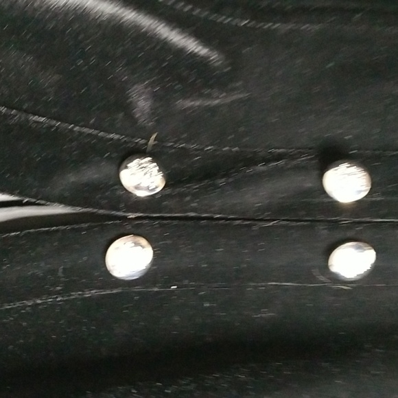 Inc. Velvet jacket double breasted black sz medium - Picture 4 of 8